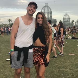 Sequin Glitter Festival Skirt (Showpo)